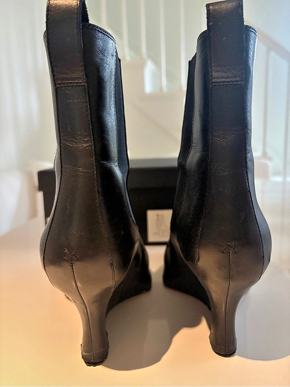 rag & bone Eclipse Chelsea Boot Black Ankle Boots US 9 - Picture 2 of 5